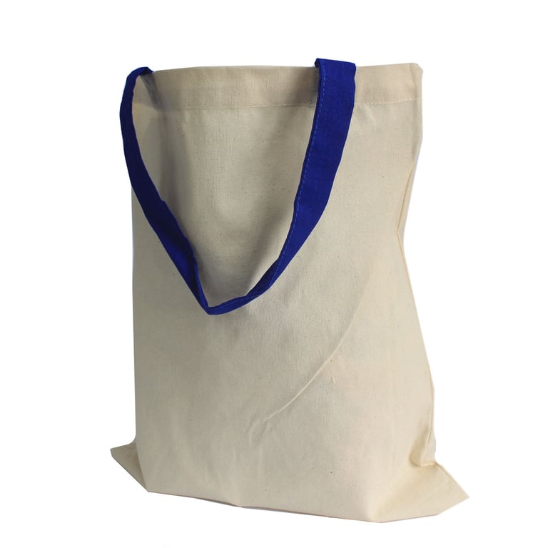 Classic Short Multi Col Handle 35x30cm Tote Bag - Home Organizational Solution