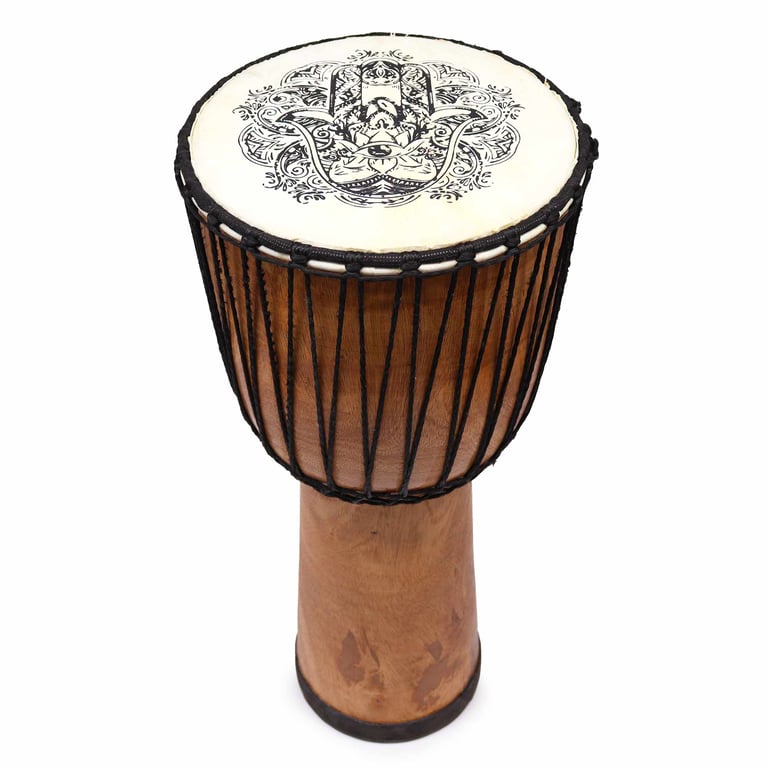 22cm Wide Top Djembe Drum (Hamsa Model)