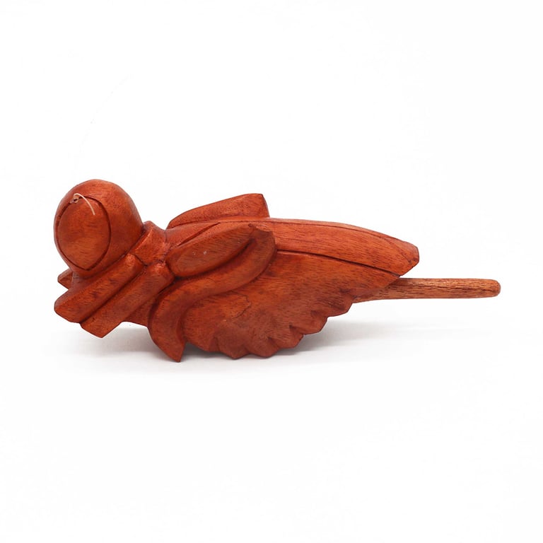 Wooden Churping Grasshopper - Educational Toy for Kids