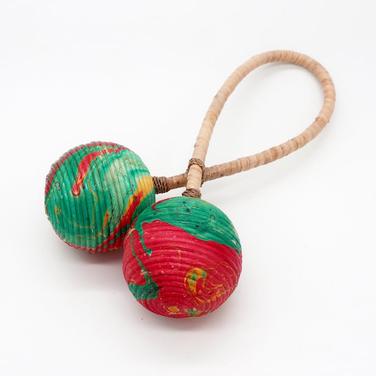 Double Twist Maracas Rattle - Shaker Toy for Latin Percussion and Music Maker