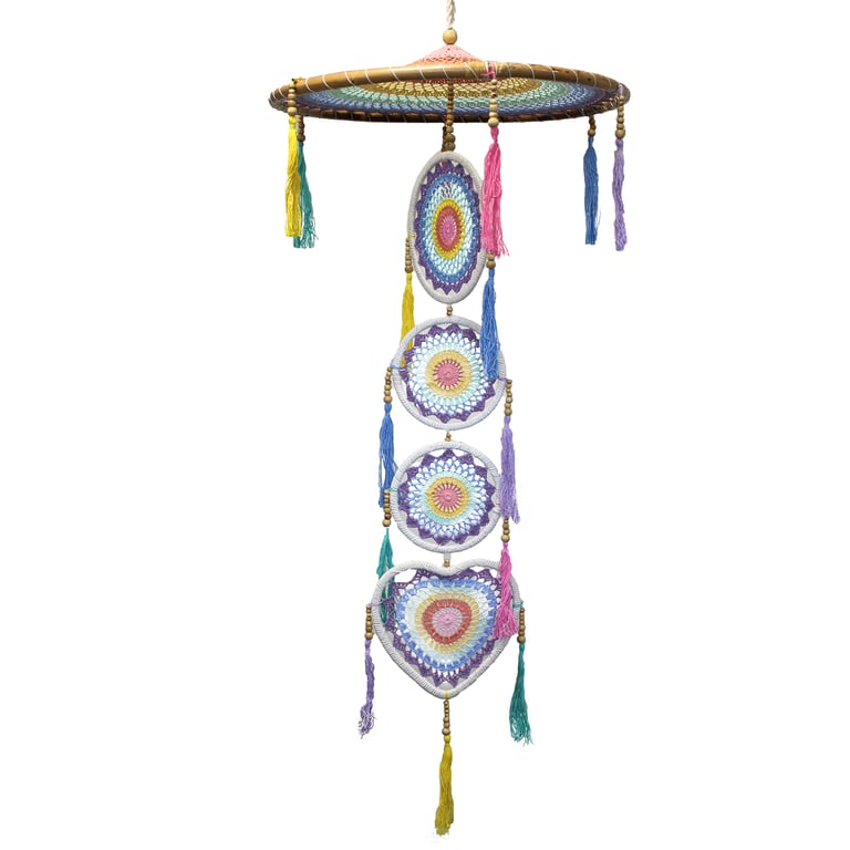 Extra Large Pastel Rainbow Dramacatcher - Oversized Comfortable Cushion