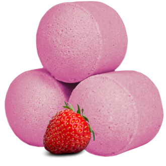 Strawberry Scented Chill Pills Mini Bath Bombs for Relaxation and Stress Relief