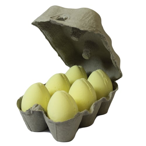 Banana Bath Eggs - Natural Relaxation Home Spa Treatment Pack of 6 Skincare Bath Products