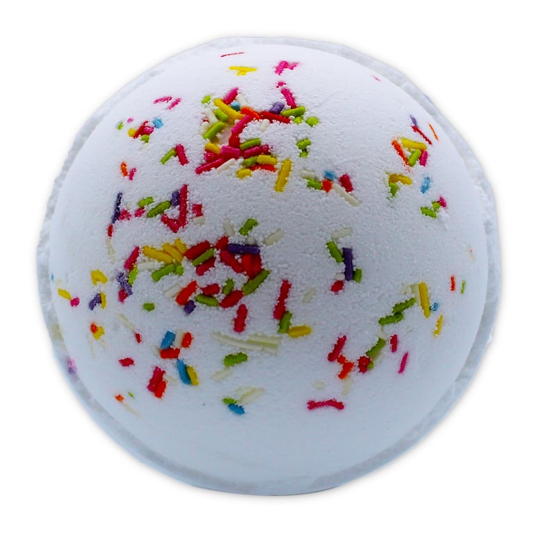 Summer Peonies Rainbow Scented Bath Bomb for a Colorful Soak