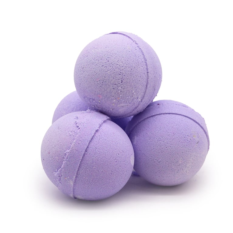 Clary Sage & Juniper Essential Oil Bath Bombs - Natural Aromatherapy Relaxation Therapy