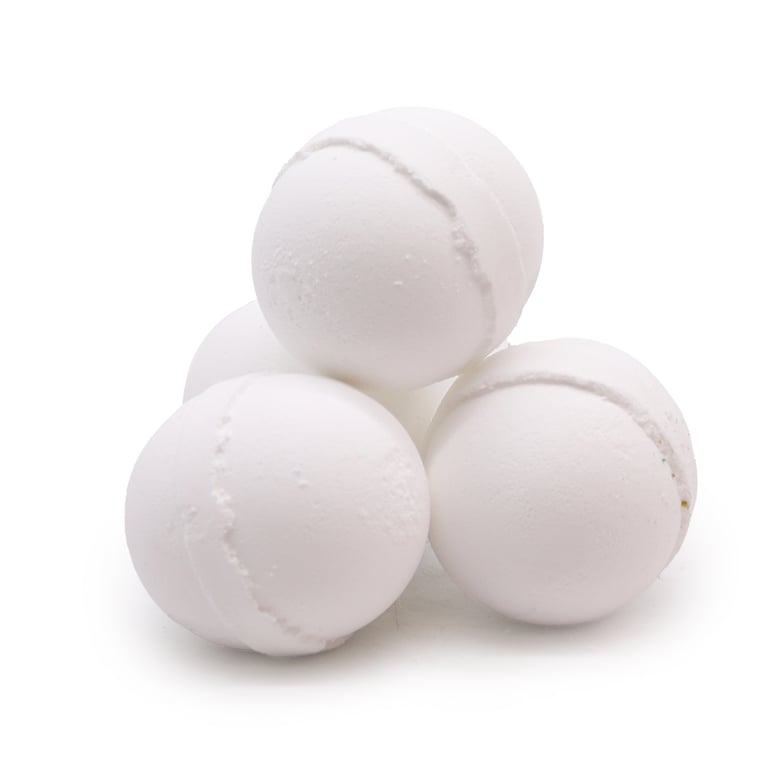 Peppermint & Eucalyptus Essential Oil Bath Bomb - Relaxing Scented Soak for Aromatherapy and Stress Relief