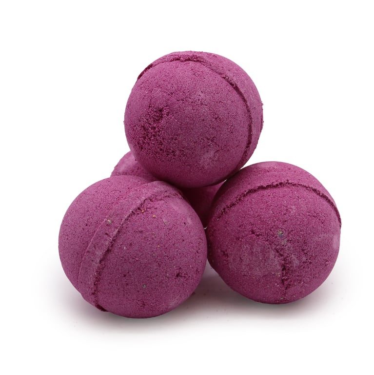 Ylang Ylang & Ginger Essential Oil Bath Bomb - Natural Relaxation Scented Bath Product