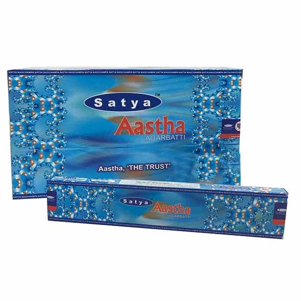 Aastha Incense - Natural 15g Fragrance Sticks for Home Aromatherapy and Spiritual Use