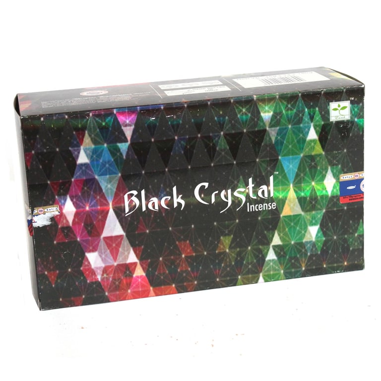 Satya Black Crystal Incense - 15g Scented Home Fragrance