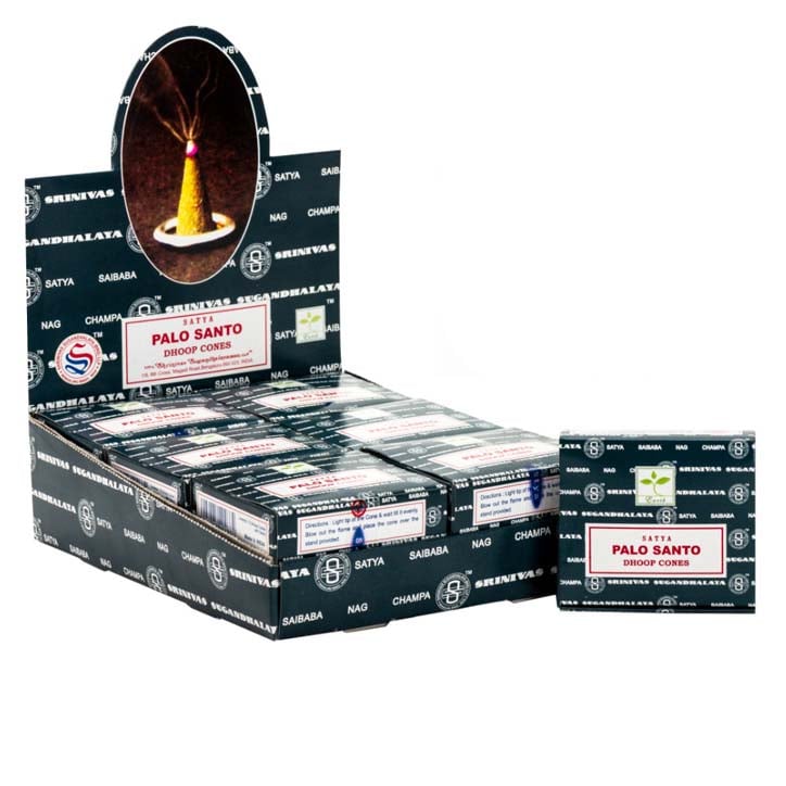 Palo Santo Dhoop Cones - Natural Spirituality Tools for Sacred Home Aromatherapy