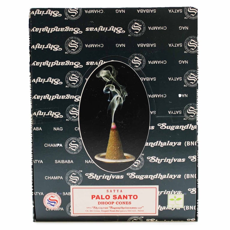 Palo Santo Dhoop Cones - Natural Spirituality Tools for Sacred Home Aromatherapy