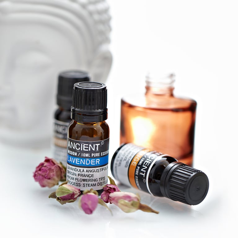 Natural Lavender Essential Oil - 10ml for Home Aromatherapy and Relaxation