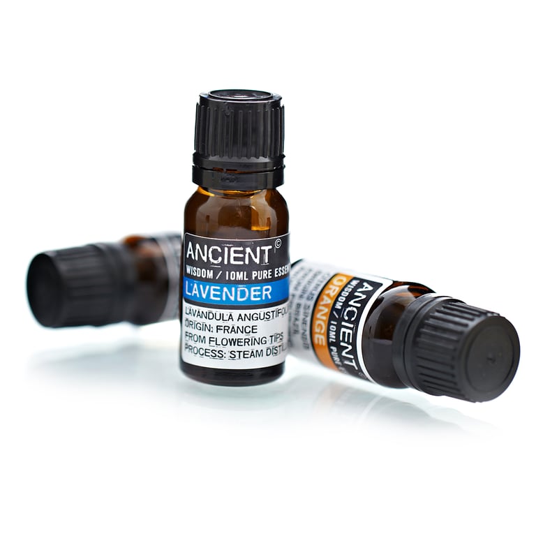 Natural Lavender Essential Oil - 10ml for Home Aromatherapy and Relaxation