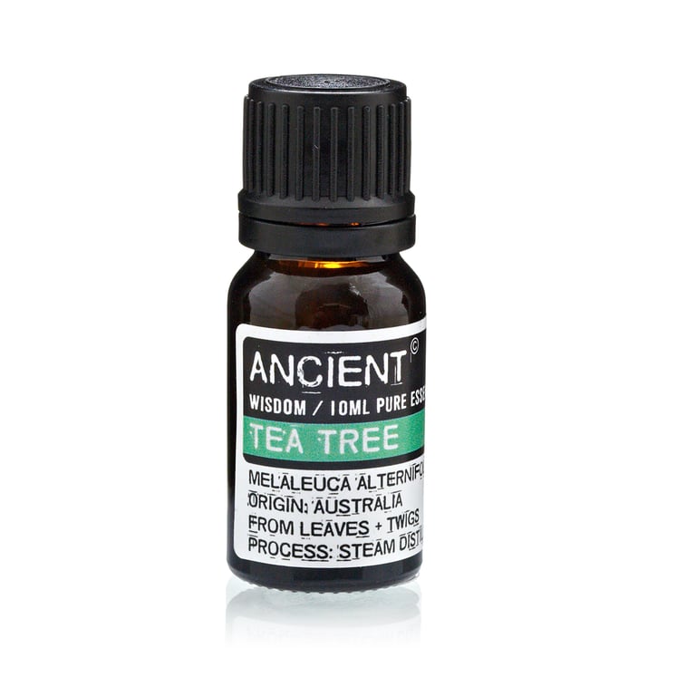 Tea Tree Essential Oil - 10ml Natural Antimicrobial Skin Care Oil for Home & Garden Use