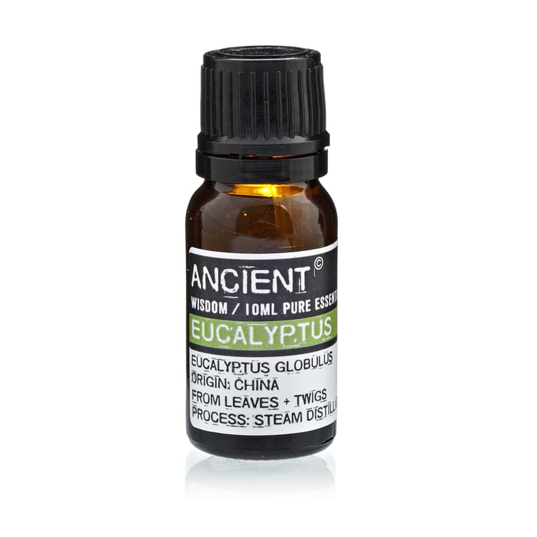 10 ml Natural Eucalyptus Essential Oil - Home Aromatherapy and Respiratory Health Solution