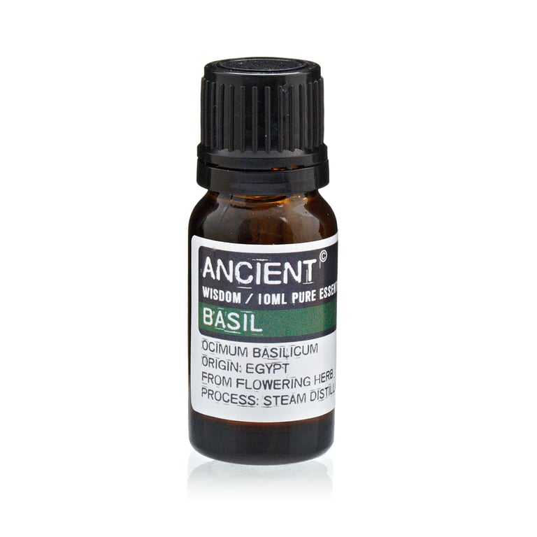 10 ml Organic Aromatic Basil Essential Oil - Natural Home Fragrance