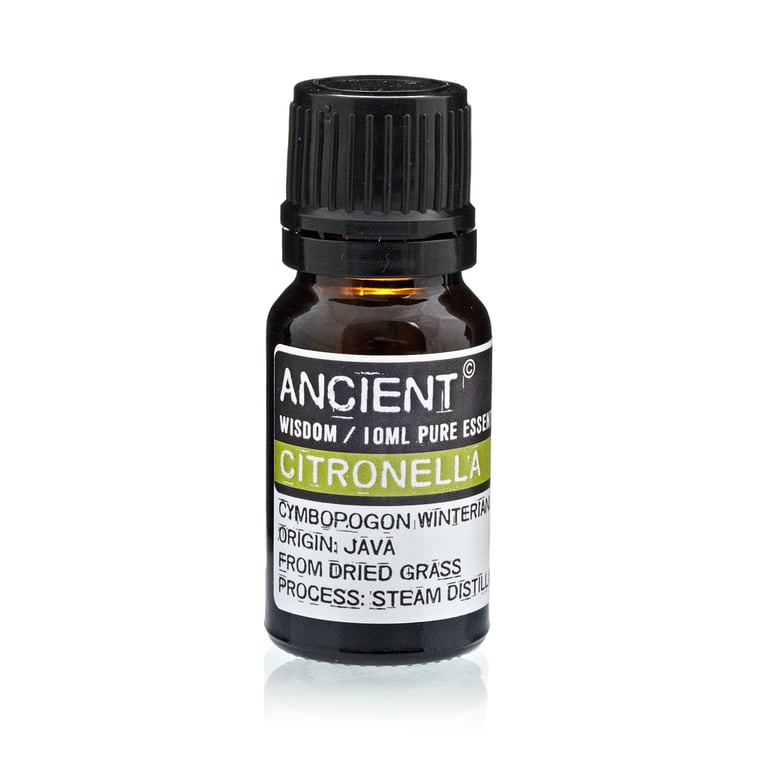 Citronella Essential Oil - 10ml Natural Mosquito Repellent and Home Aromatherapy Oil