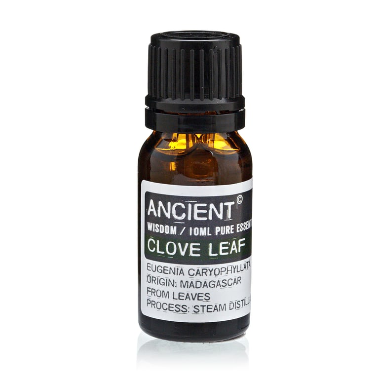 Organic 10ml Clove Leaf Essential Oil - Natural Skincare and Home Aromatherapy Oil