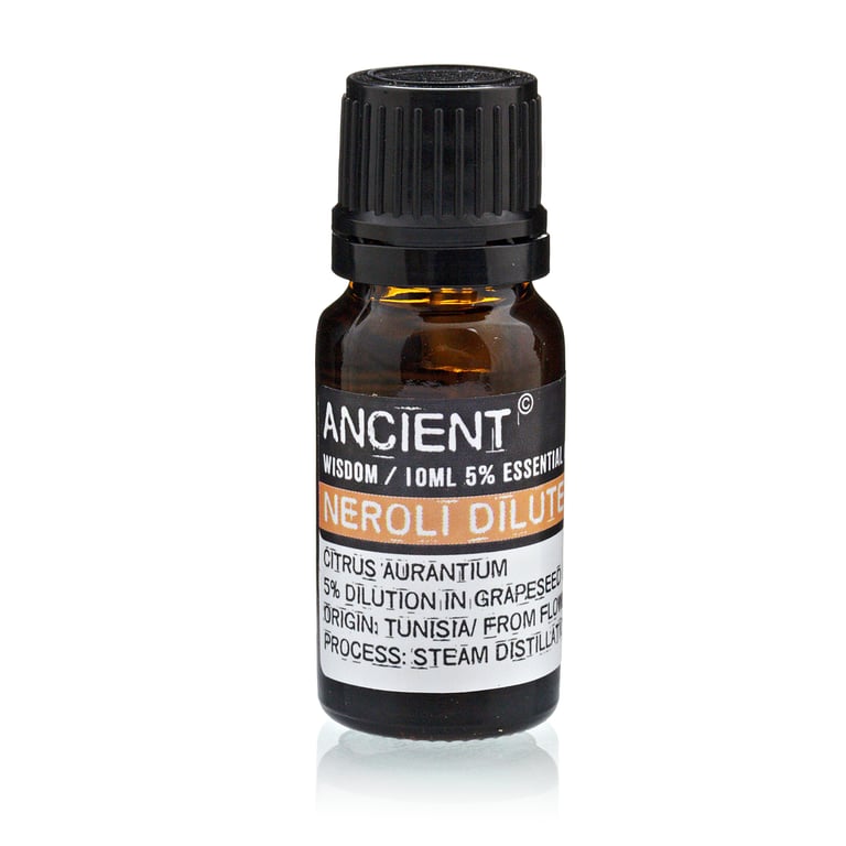 Neroli Dilute Essential Oil - 10ml Pure Organic English Neroli Oil