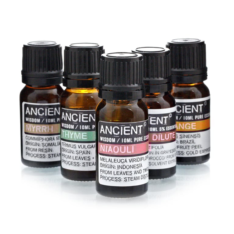 Niaouli Essential Oil - 10ml Therapeutic Grade Natural Disinfectant & Respiratory Support Oil for Home Aromatherapy