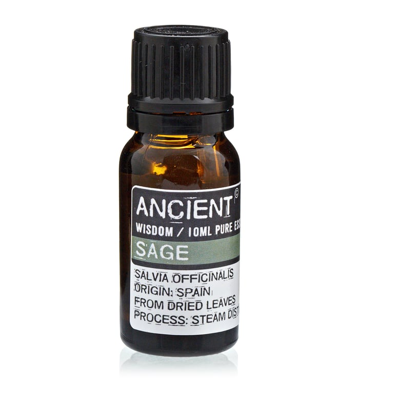 10 ml Natural Sage Essential Oil for Home Aromatherapy and Stress Relief