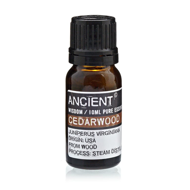 Virginian Cedarwood Essential Oil 10ml - Natural Relaxation and Home Aromatherapy Oil
