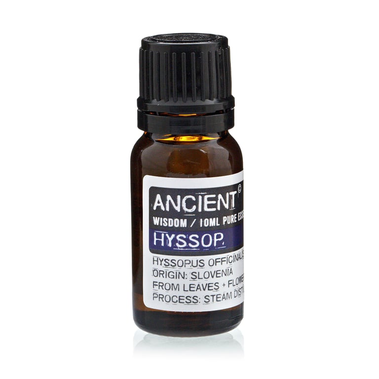 10 ml Pure Hyssop Essential Oil - Aromatic & Medicinal - Organic First Choice