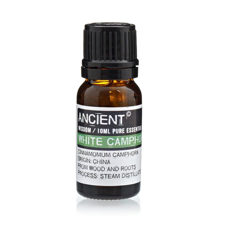 White Camphor Essential Oil - 10ml Natural Pain Relief & Muscle Soreness Treatment