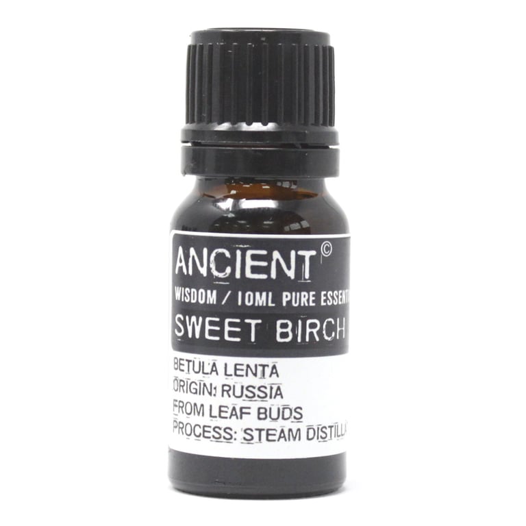 10 ml Sweet Birch Essential Oil - Natural Bug Repellent & Aromatherapy Oil for Home Use