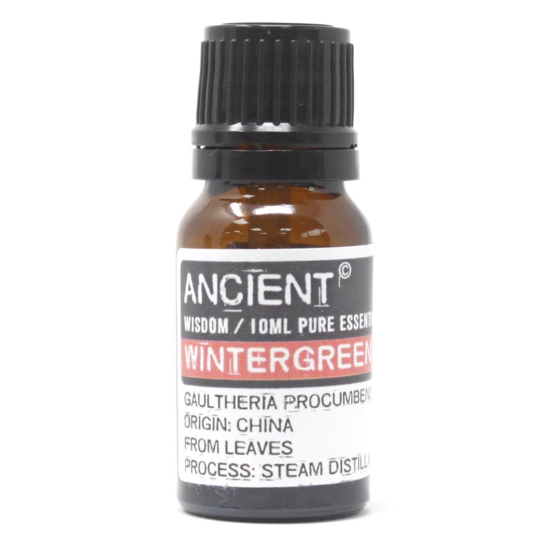 Wintergreen Essential Oil 10ml - Natural Aromatherapy for Muscle Pain Relief and Home Healing