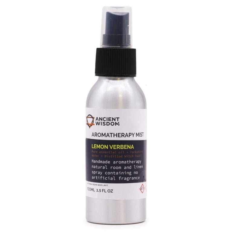 100ml Lemon Verbena Essential Oil Mist - Natural Aromatic Fragrance