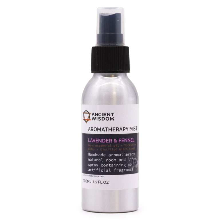 100ml Lavender & Fennel Essential Oil Aromatherapy Mist Spray