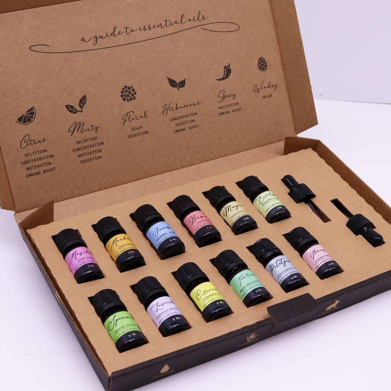 Aromatherapy Essential Oil Set (Spring Blends) - Relax & Revitalize by Brand Name