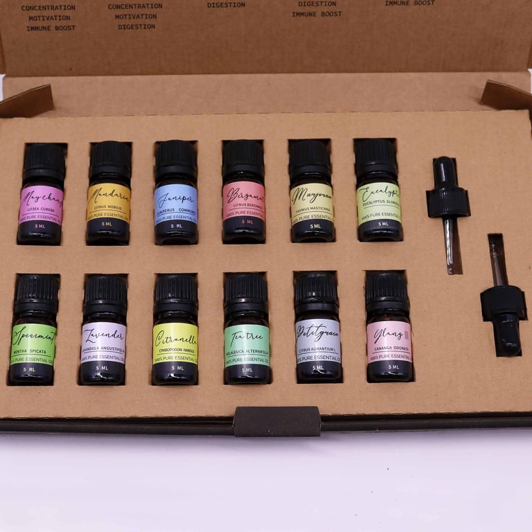 Aromatherapy Essential Oil Set (Spring Blends) - Relax & Revitalize by Brand Name