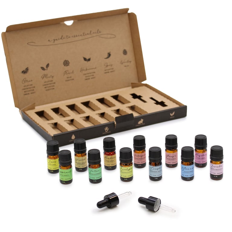 Essential Oil Set (Aromatherapy) - Starter Pack - Brand Name