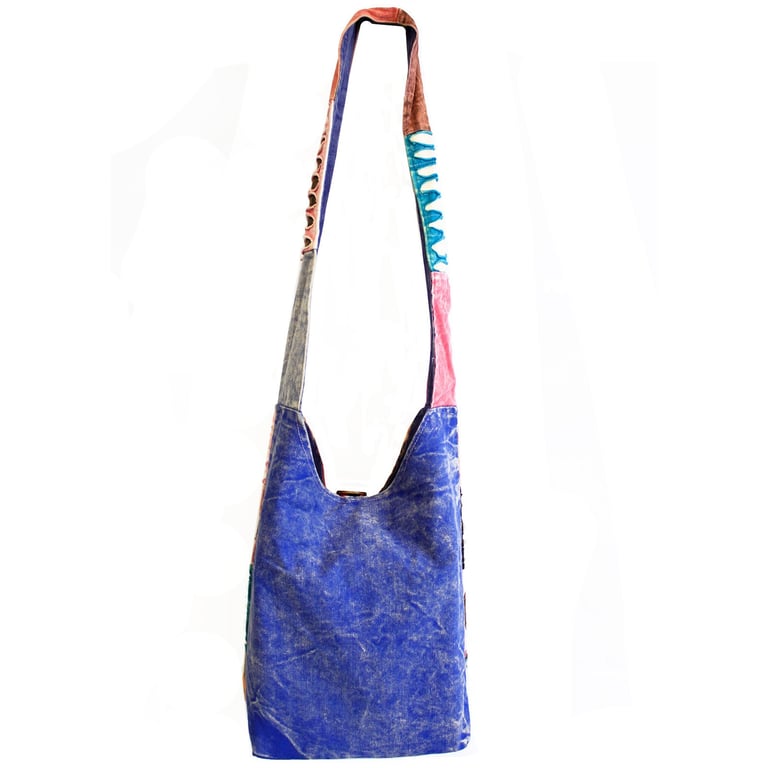 Classic Peace Sling Bags - Handcrafted Asymmetrical Design Sling Backpack for Women