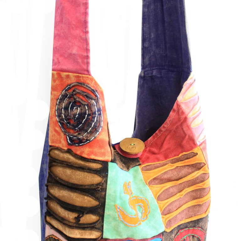 Classic Peace Sling Bags - Handcrafted Asymmetrical Design Sling Backpack for Women