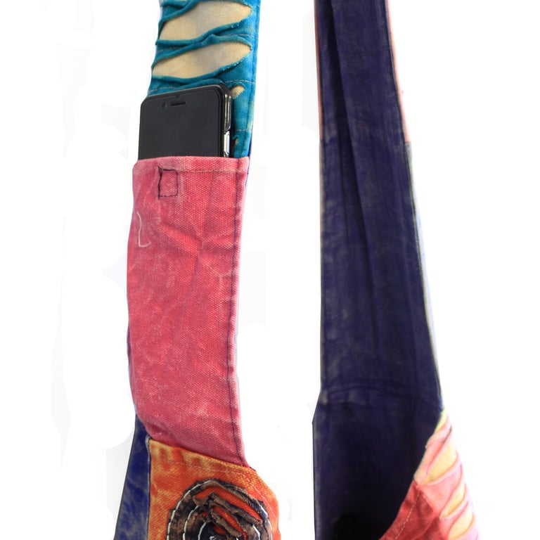 Classic Peace Sling Bags - Handcrafted Asymmetrical Design Sling Backpack for Women