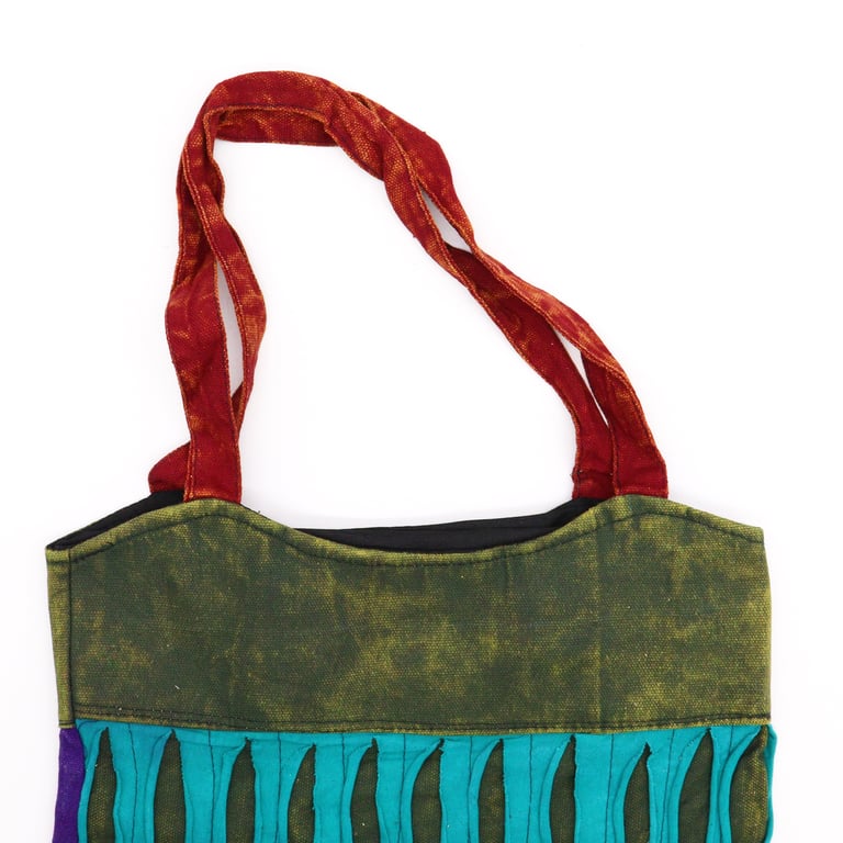Classic Handmade Eco-Friendly Boho Peace Skirt Bags Assymetrical Vintage Style