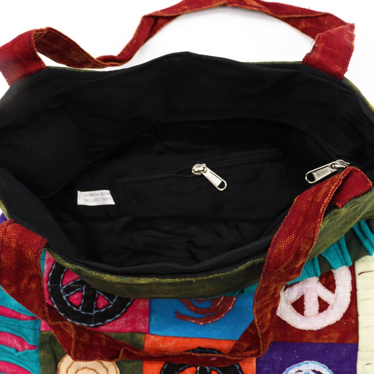 Classic Handmade Eco-Friendly Boho Peace Skirt Bags Assymetrical Vintage Style