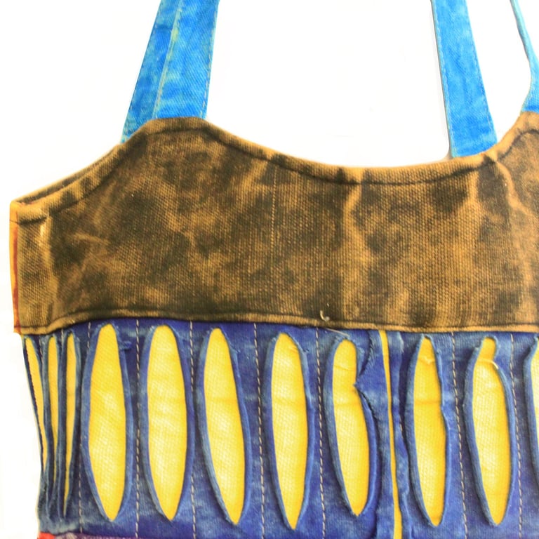 Classic Handmade Eco-Friendly Boho Peace Skirt Bags Assymetrical Vintage Style