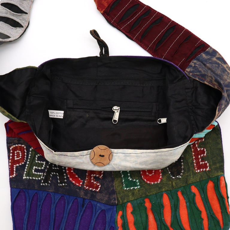 Assorted Peace & Love Tote Bags - Durable, Ethical, and Stylish