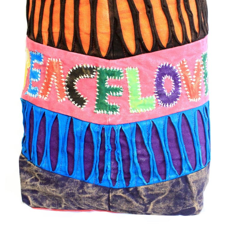 Assorted Peace & Love Tote Bags - Durable, Ethical, and Stylish