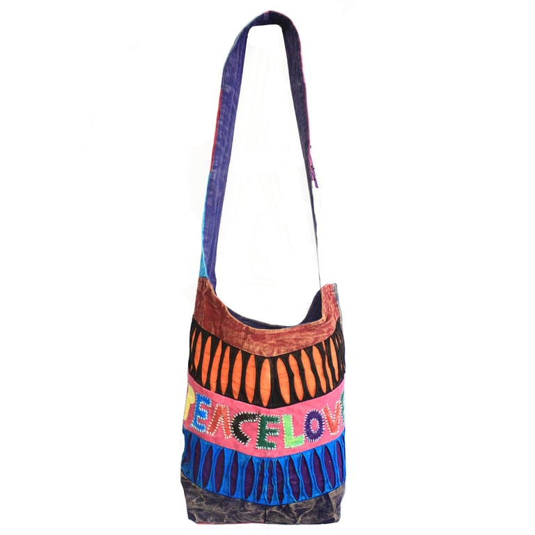 Assorted Peace & Love Tote Bags - Durable, Ethical, and Stylish