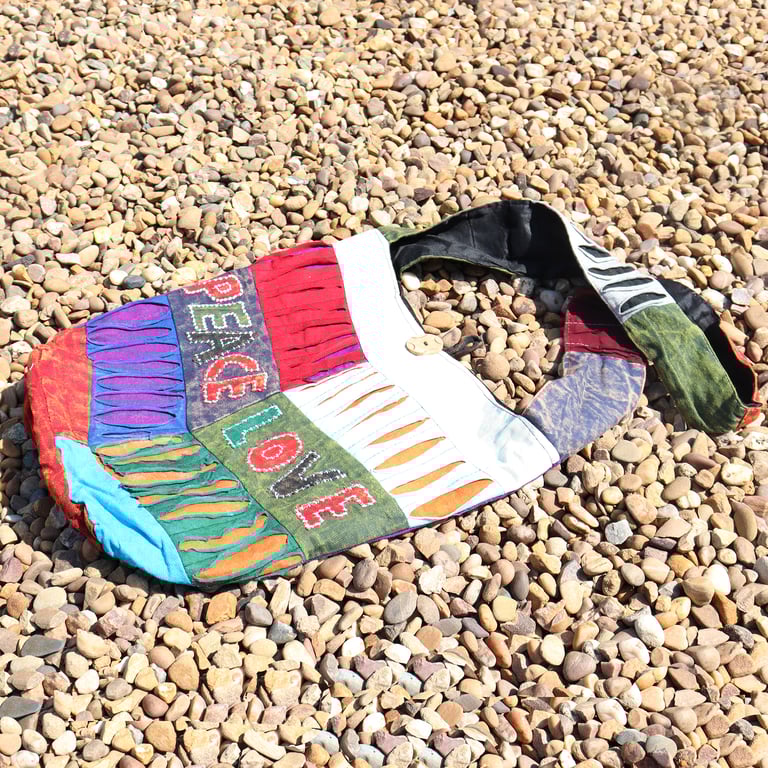 Assorted Peace & Love Tote Bags - Durable, Ethical, and Stylish