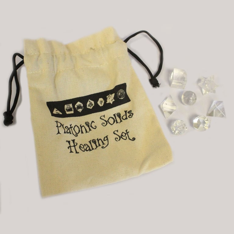 Crystal Set (7 Pieces) - Geometric Design - Premium Quality