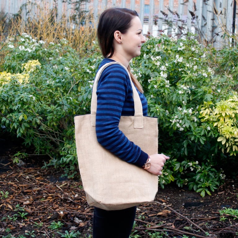 Eco Jute Bag - Reusable and Sustainable Organic Bag for Everyday Use
