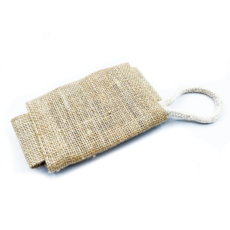 Eco-Friendly Jute Soap Pouch - Natural Holder for Home Cleaning Supplies and Sustainable Beauty Essentials