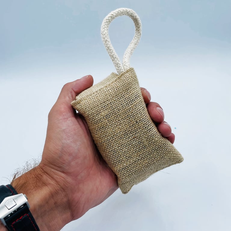 Eco-Friendly Jute Soap Pouch - Natural Holder for Home Cleaning Supplies and Sustainable Beauty Essentials