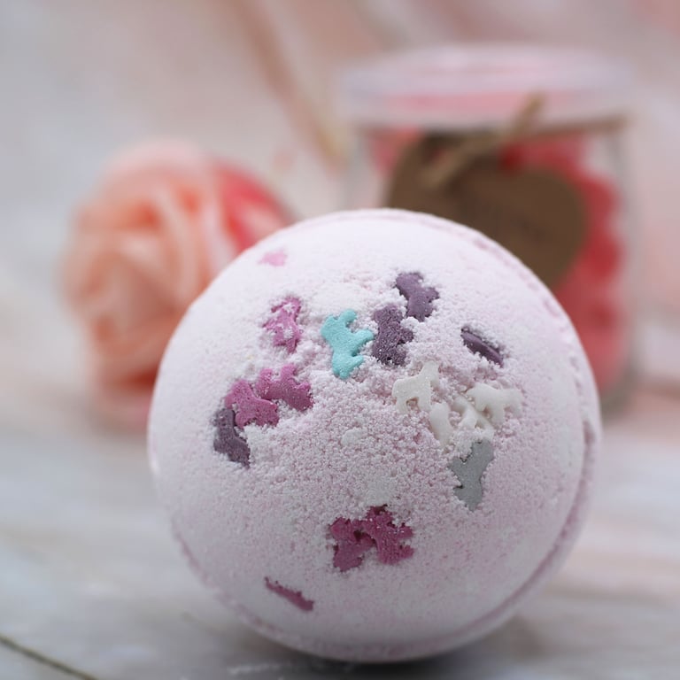 Magic Unicorns White Fig Bath Bombs for Relaxation and Bliss